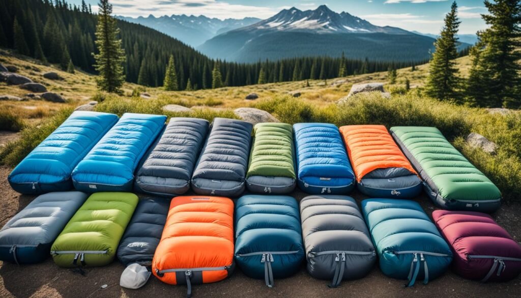 Packing sleeping bags