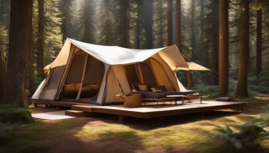 best tent with porch