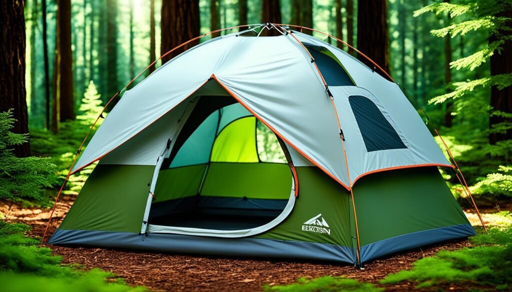 family camping tent