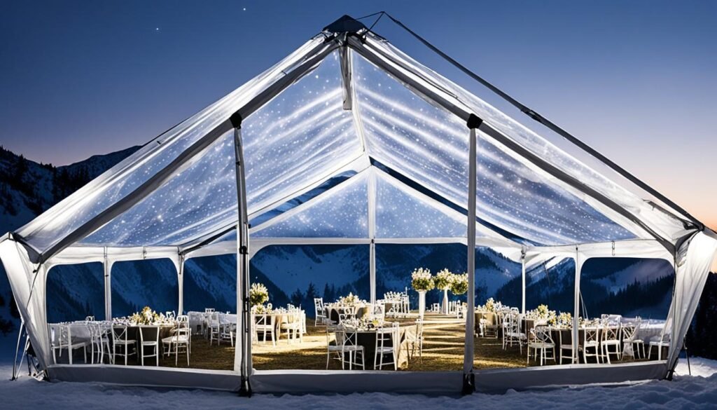 stargazing tent design features