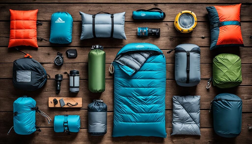 ultralight sleeping bag accessories