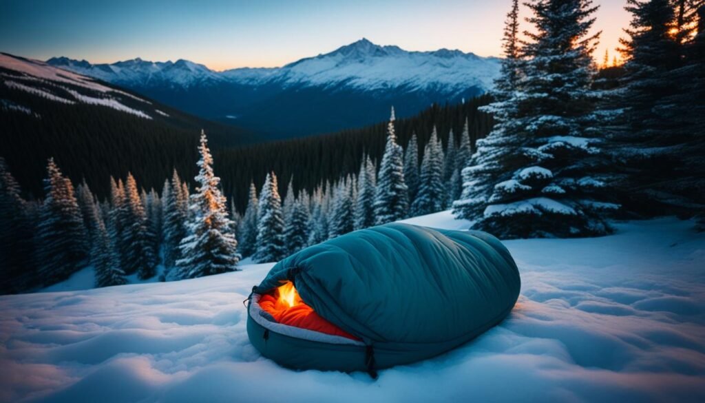 weather-resistant sleeping bag