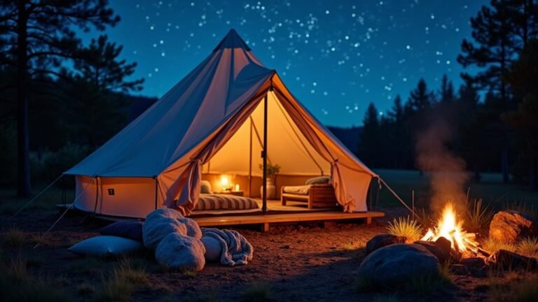 comfortable stargazing tent options