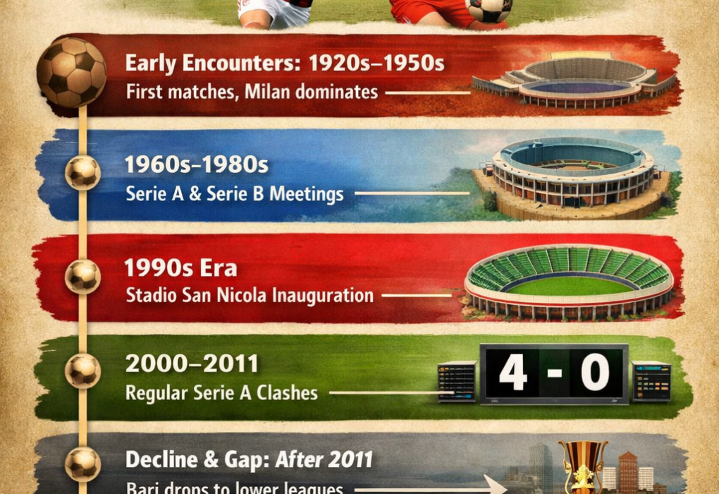 ac milan vs ssc bari timeline