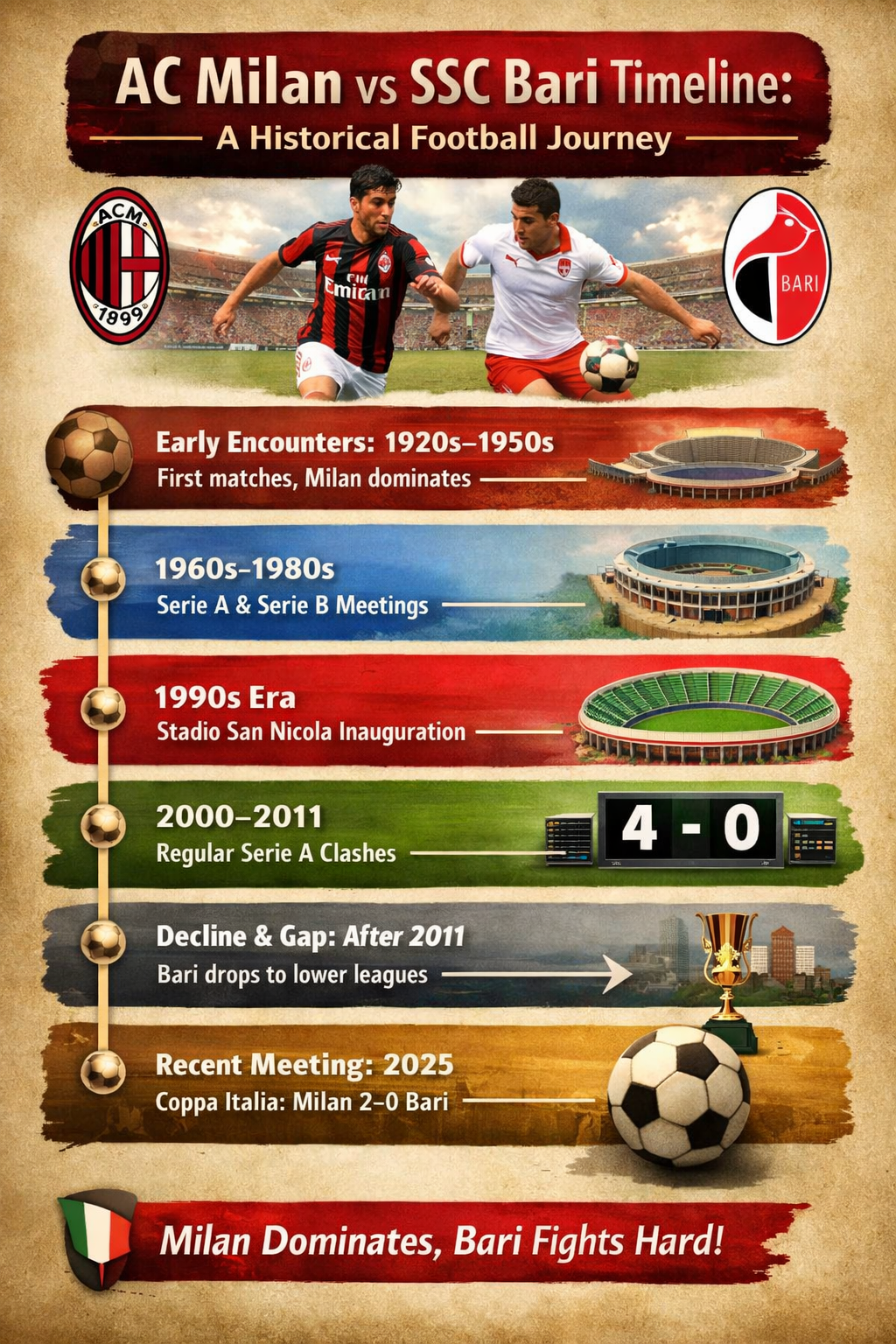 ac milan vs ssc bari timeline